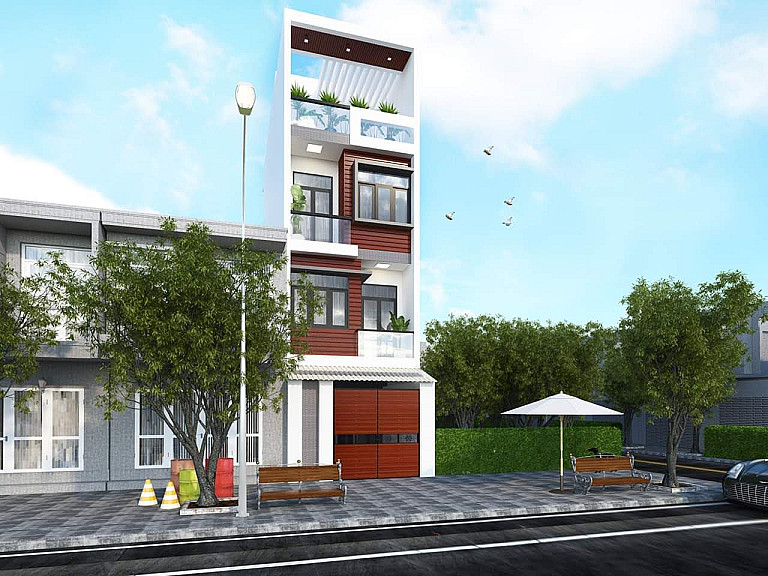 Gác lửng, giải pháp hữu ích cho những căn nhà 4×12 đẹp