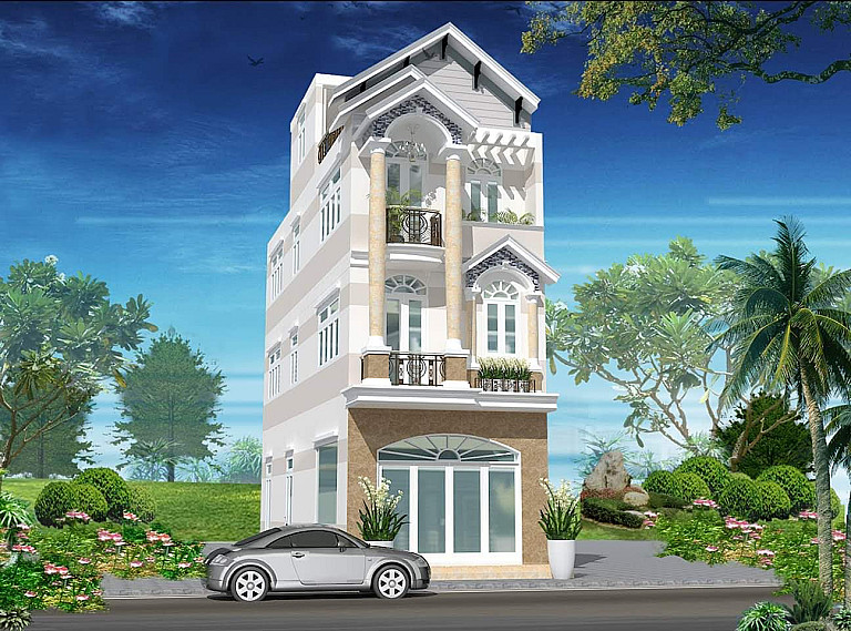 Mẫu nhà phố đẹp 35